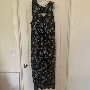 JJill Floral sleeveless Maxy Dress